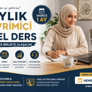 1 Aylık Özel Ders